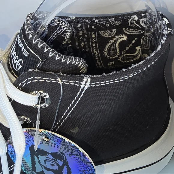 Sketchers x Snoop DoggSnoop One Doggy Bones High Top Canvas Sneakers NWT